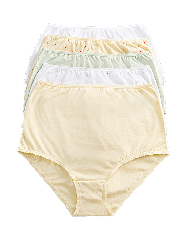 5pk Pure Cotton Full Briefs