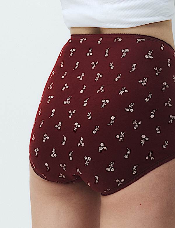 5pk Pure Cotton Full Briefs