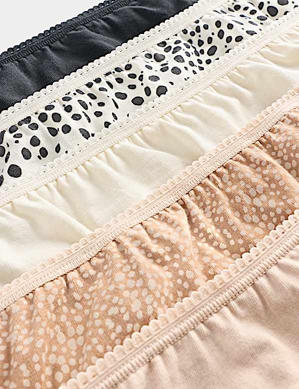 5pk Pure Cotton Full Briefs