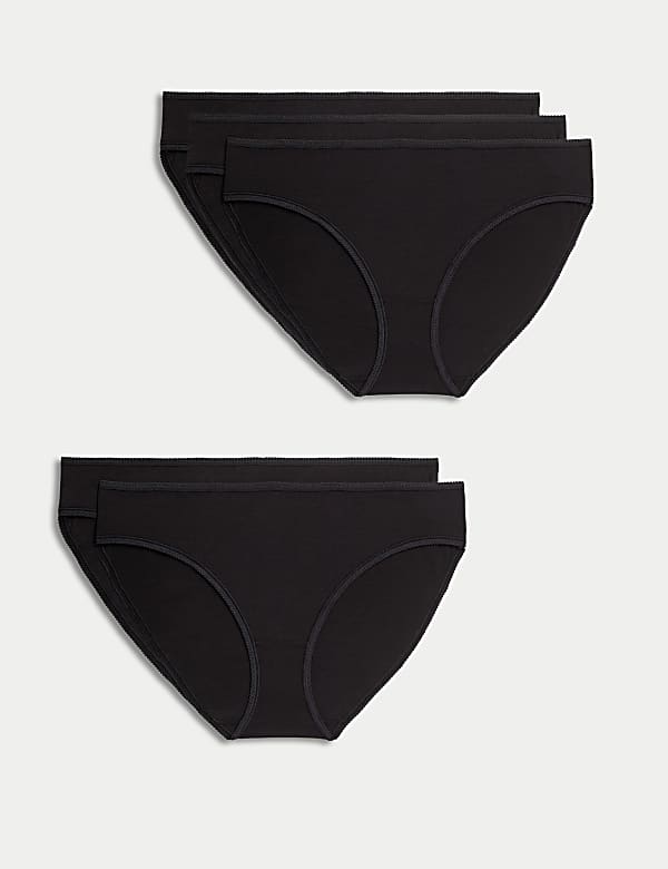 5pk Pure Cotton Bikini Knickers - VN