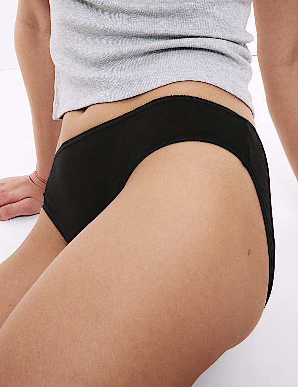 Lot de 5 culottes bikini 100 % coton - LU