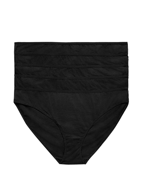 5pk Pure Cotton Bikini Knickers