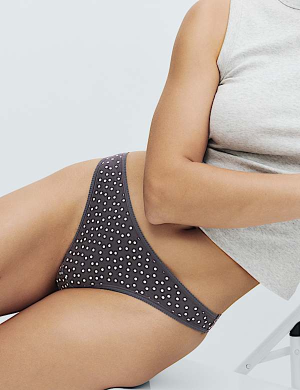 5pk Pure Cotton Thongs - US