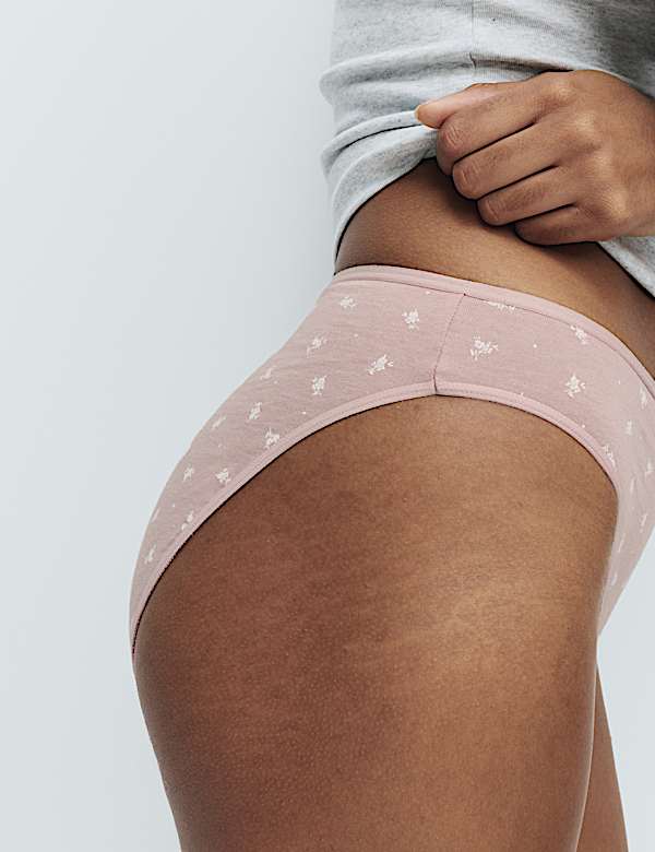 7 Pack Pure Cotton High Leg Knickers - KR