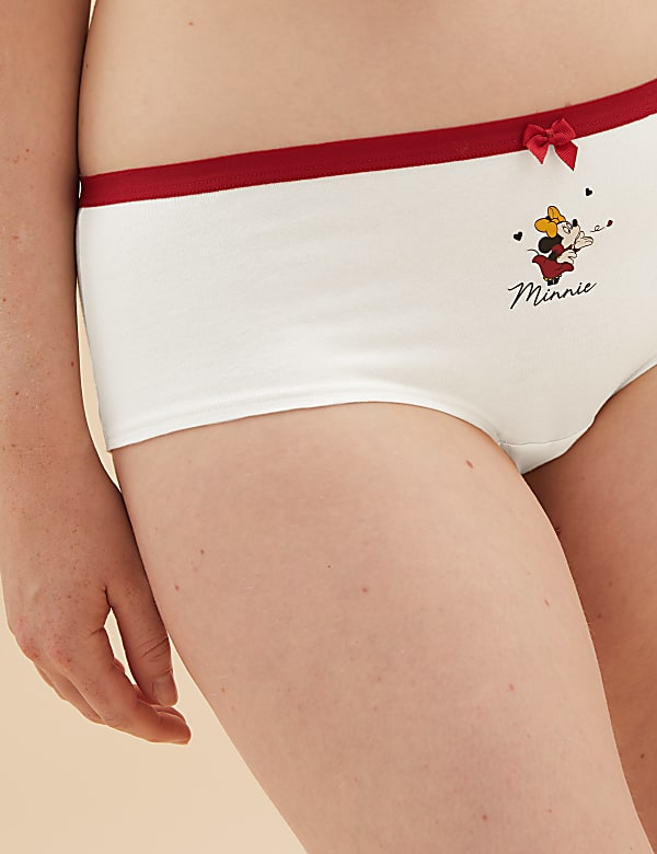 3pk Cotton Lycra® Minnie Mouse™ Printed Knicker Shorts