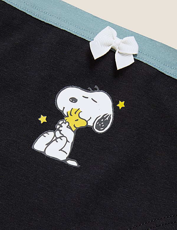 3pk Cotton Lycra® Snoopy™ Printed Knicker Shorts