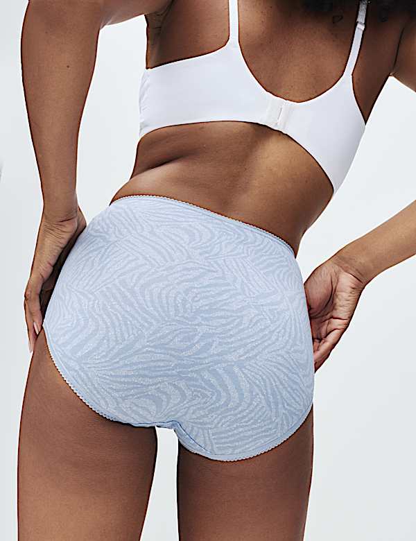 10pk Cotton Lycra® Full Brief Knickers - AL