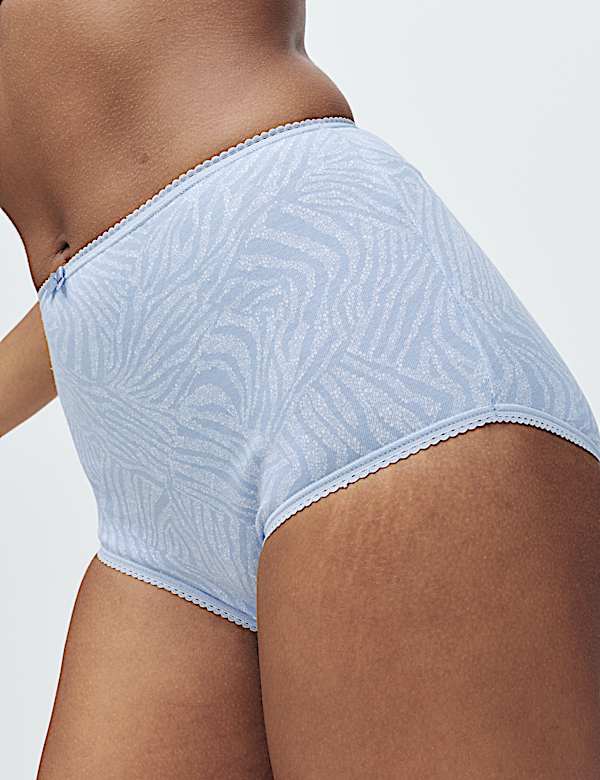 10pk Cotton Lycra® Full Brief Knickers - AL