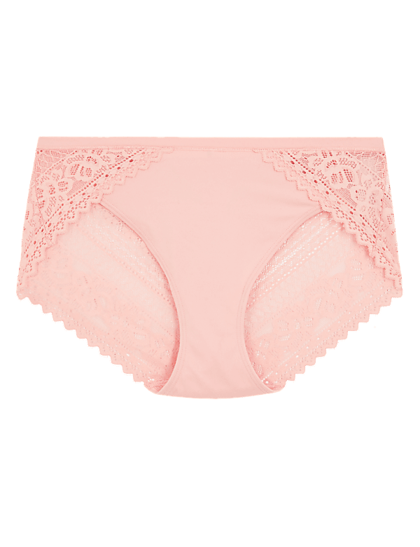 Sumptuously Soft™ Lace High Leg Knickers
