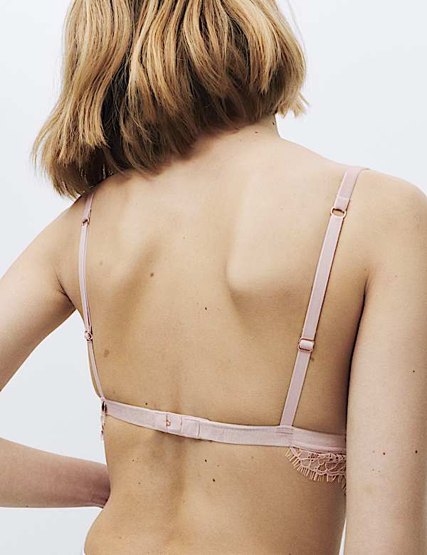 Soutien-gorge bustier Safran sans armature avec dentelle, bonnets A &agrave; E - CA