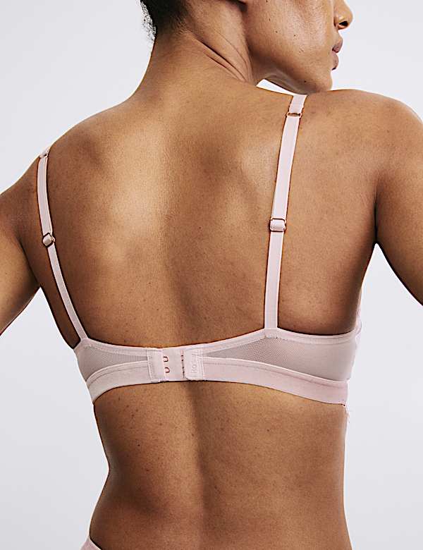 Saffron Satin & Lace Wired Balcony Bra (A-E) - DK