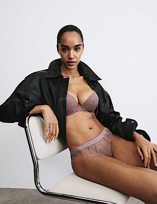 LaceWear Wired Push Up Bra (A-E) - CA