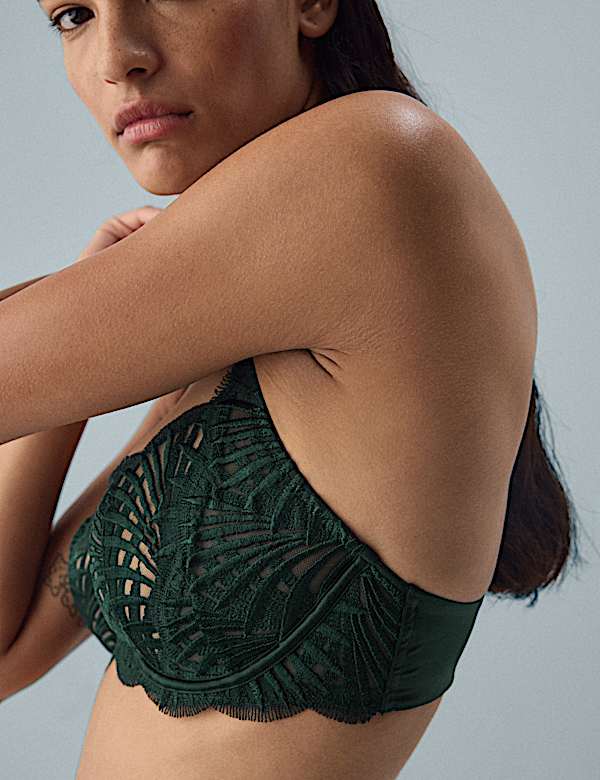 Reverie Embroidery Non-Padded Balcony Bra F-H - CN
