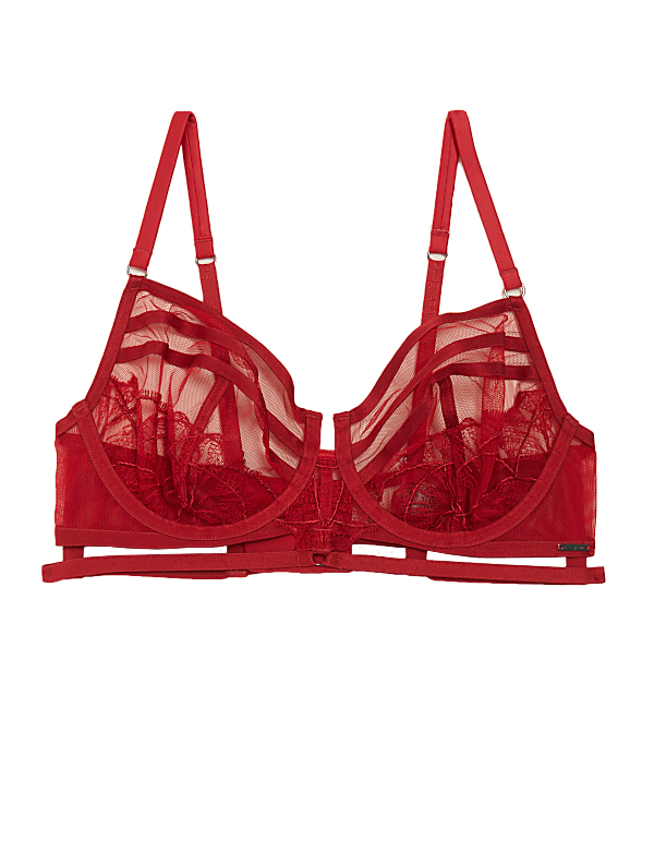 Calvi Embroidery Wired Bustier A-E