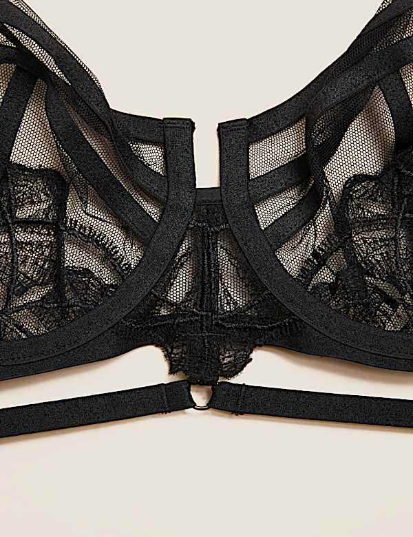 Calvi Embroidery Wired Bustier A-E