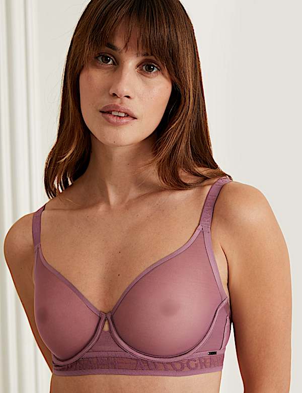 Tivoli Mesh Wired Full Cup Bra A-E - HR