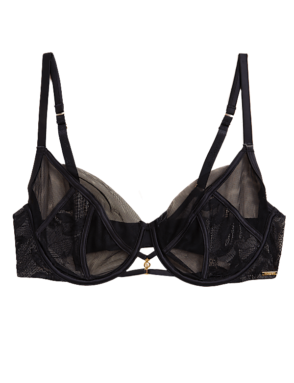 Lexington Lace & Mesh Wired Full Cup Bra