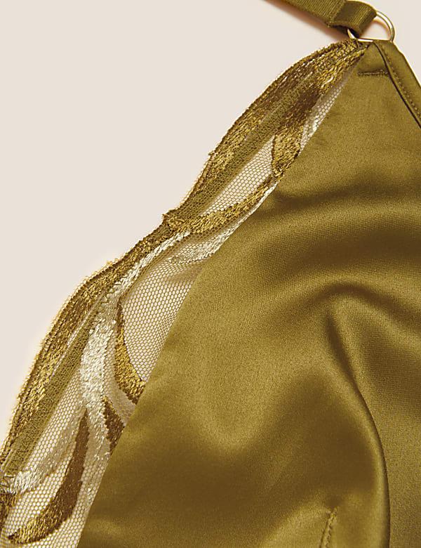 Amalfi Embroidery Satin Slip