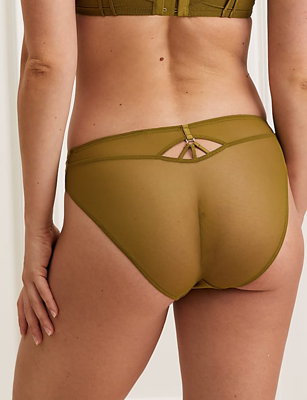 Amalfi Embroidery High Leg Knickers