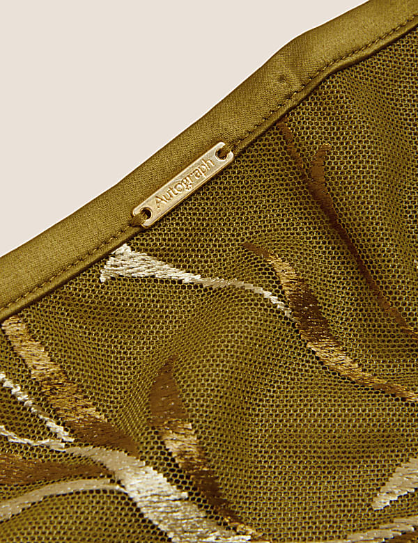 Amalfi Embroidery High Leg Knickers