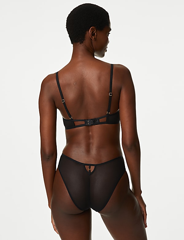 Osaka Mesh & Lace Miami Brazilian Knickers