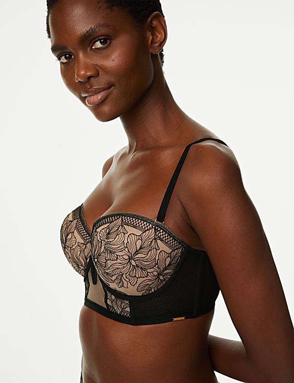 Osaka Embroidery Wired Multiway Bra A-E