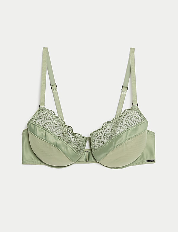 Belize Embroidery Wired Balcony Bra A-E - RO