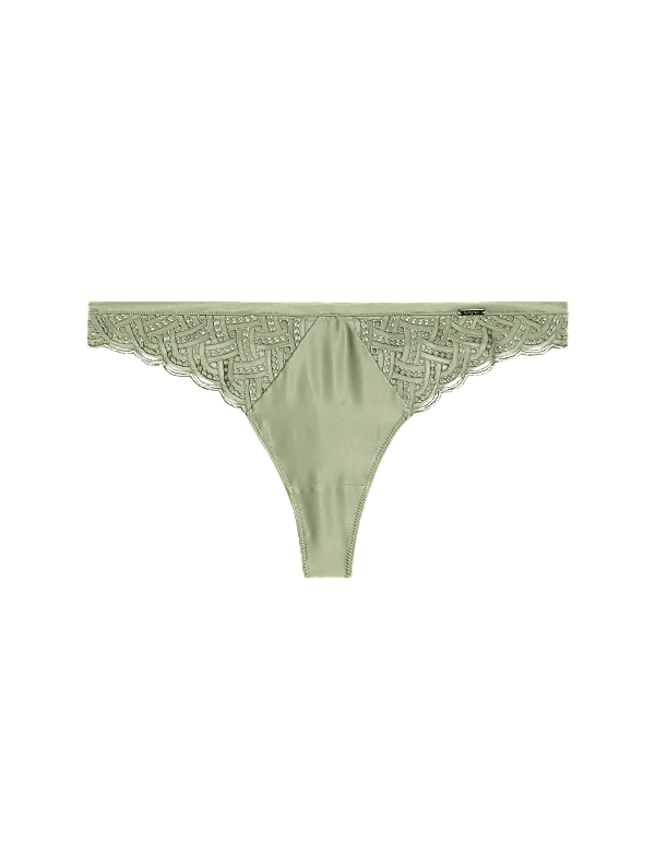 Belize Embroidery Thong