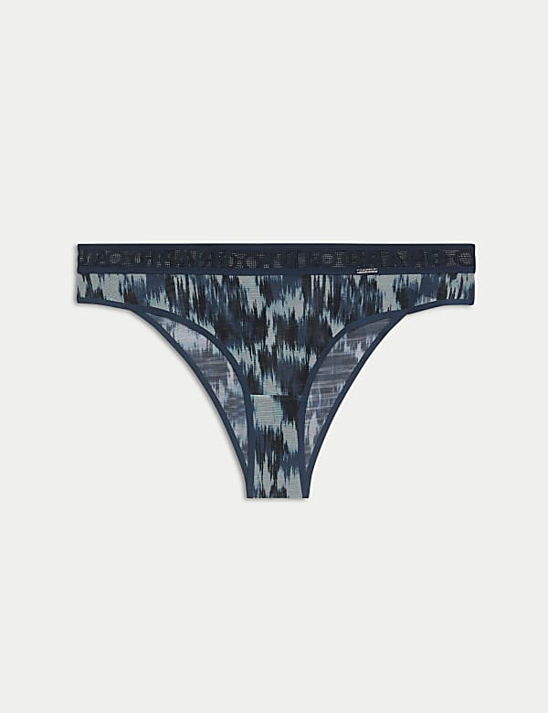 Tivoli Mesh Printed Brazilian Knickers - US