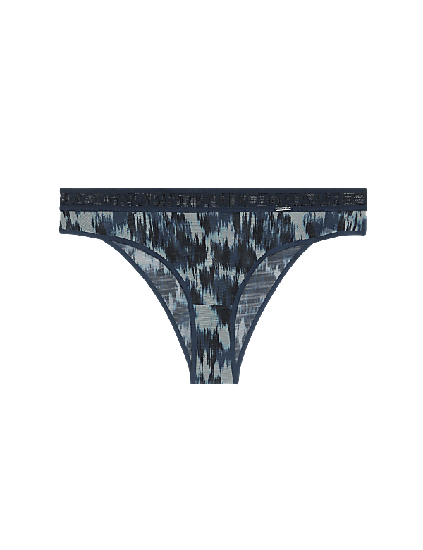 Tivoli Mesh Printed Brazilian Knickers