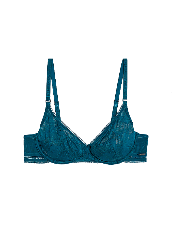 Valencia Lace Wired Demi Cup Bra (A-E)