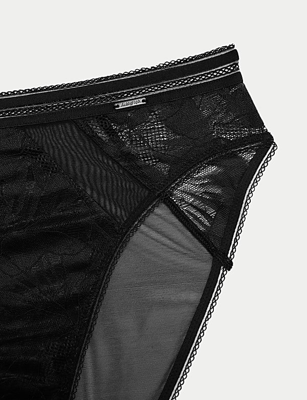 Valencia Lace High Waisted High Leg Knickers