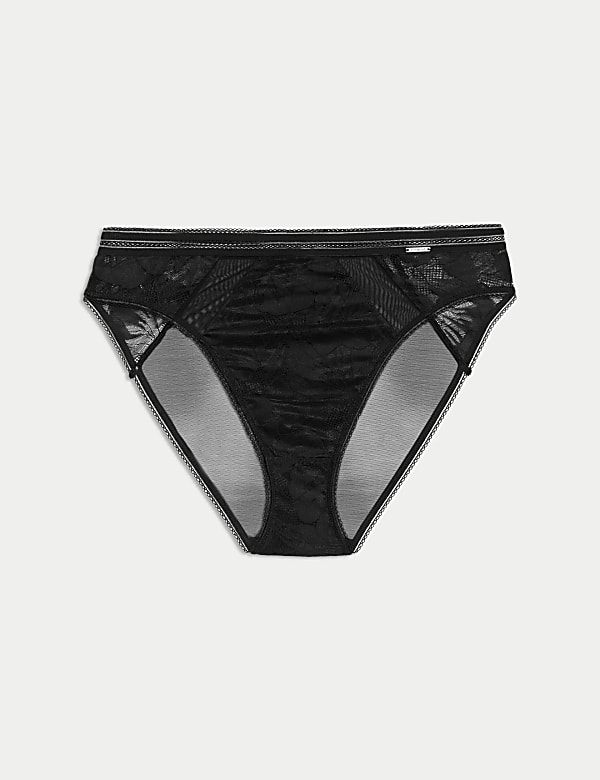 Valencia Lace High Waisted High Leg Knickers - NL