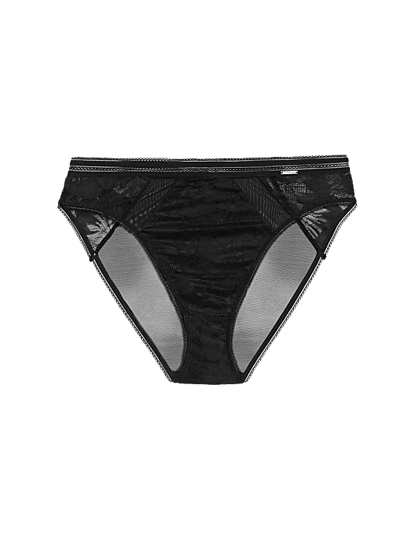 Valencia Lace High Waisted High Leg Knickers