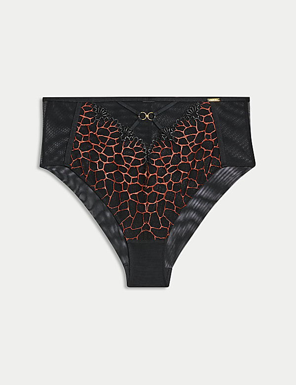 Evora High Waisted Brazilian Knickers - LT