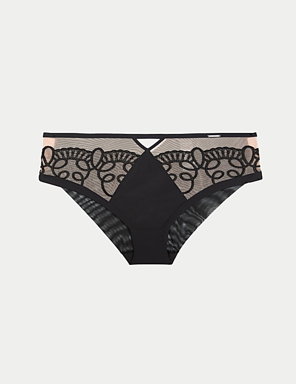 Bordeaux High Waisted Brazilian Knickers - RO