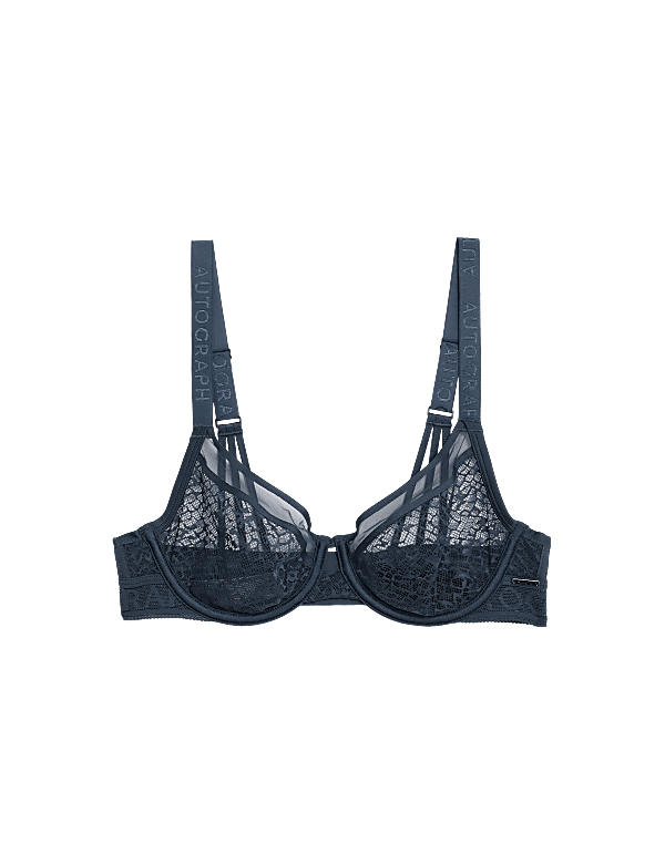 Tivoli Patterned Lace Wired Full Cup Bra (A-E)
