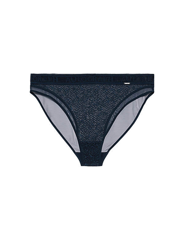 Tivoli Patterned Lace High Leg Knickers