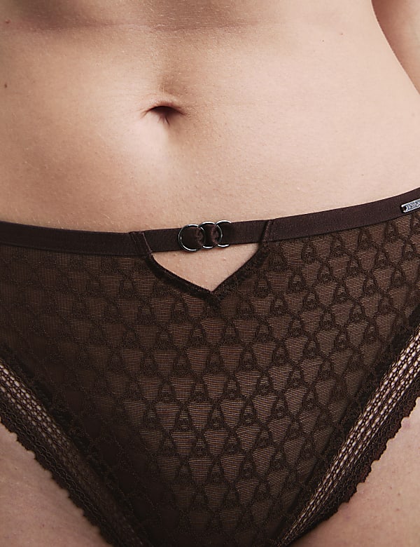 Vienna Lace High Leg Knickers - NL