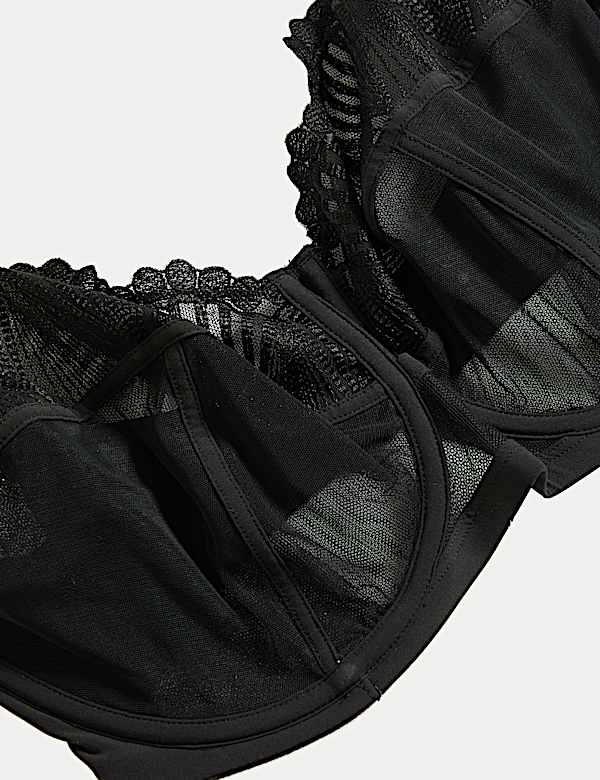 Soutien-gorge &agrave; armatures et broderie Leon, bonnets embo&icirc;tants F &agrave; H - CH