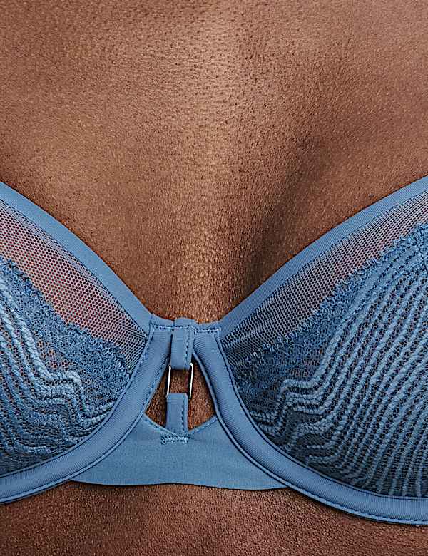 Kyoto Lace Wired Balcony Bra (A-E)
