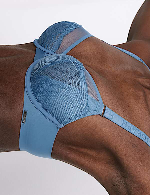 Kyoto Lace Wired Balcony Bra (A-E)