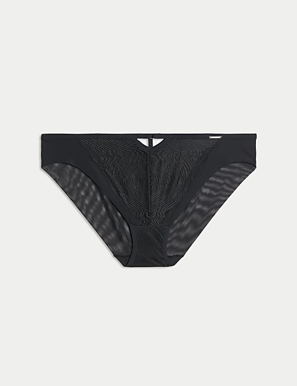 Culottes coupe &eacute;chancr&eacute;e taille haute en dentelle Kyoto - FR