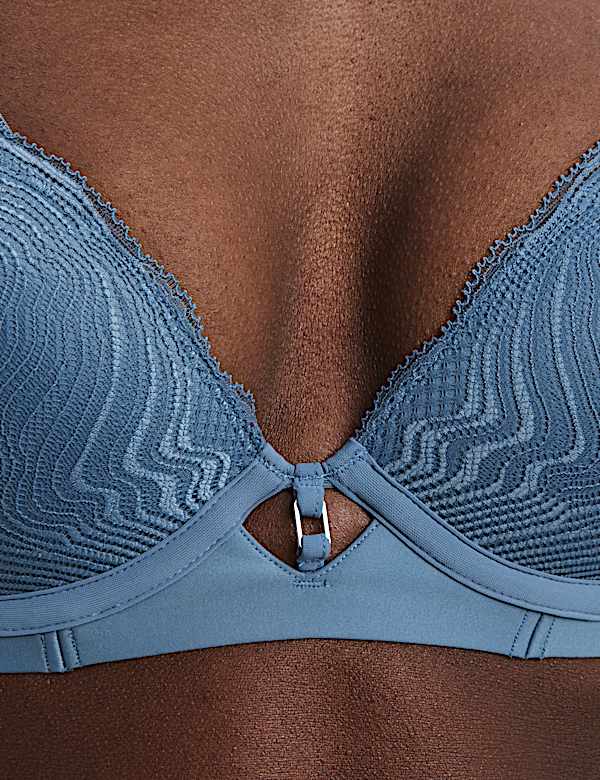 Kyoto Lace Wired Plunge Bra (A-E)