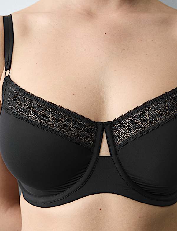 Boston Microfibre Wired Minimiser Bra (C-G) - RS