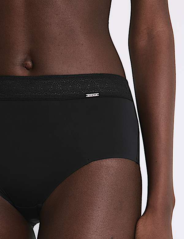 תחתוני Boston מיקרופייבר בגזרה גבוהה ללא קו תחתונים - IL