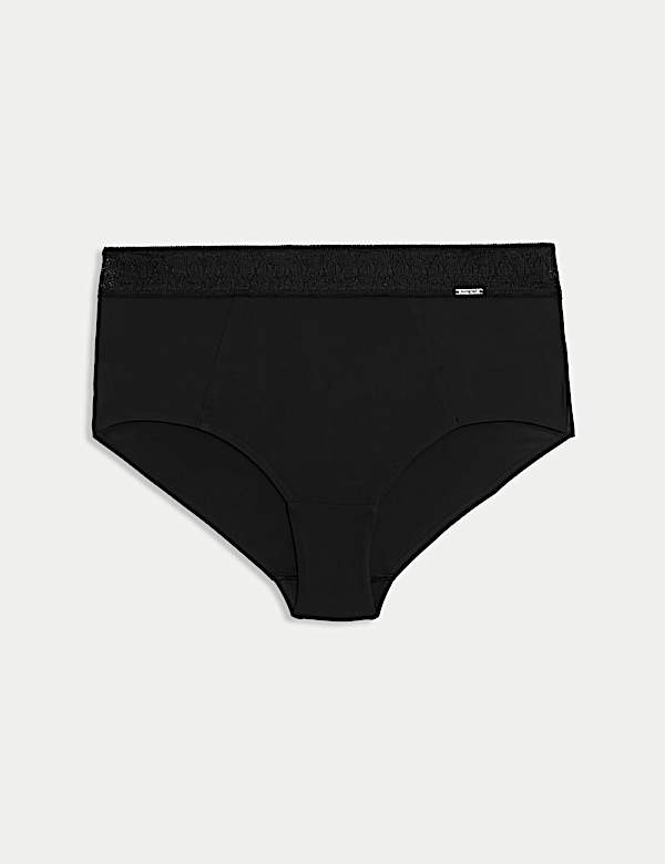 תחתוני Boston מיקרופייבר בגזרה גבוהה ללא קו תחתונים - IL