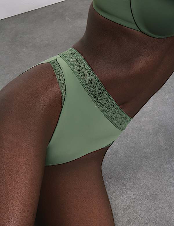 Boston Microfibre No VPL High Leg Knickers - IS