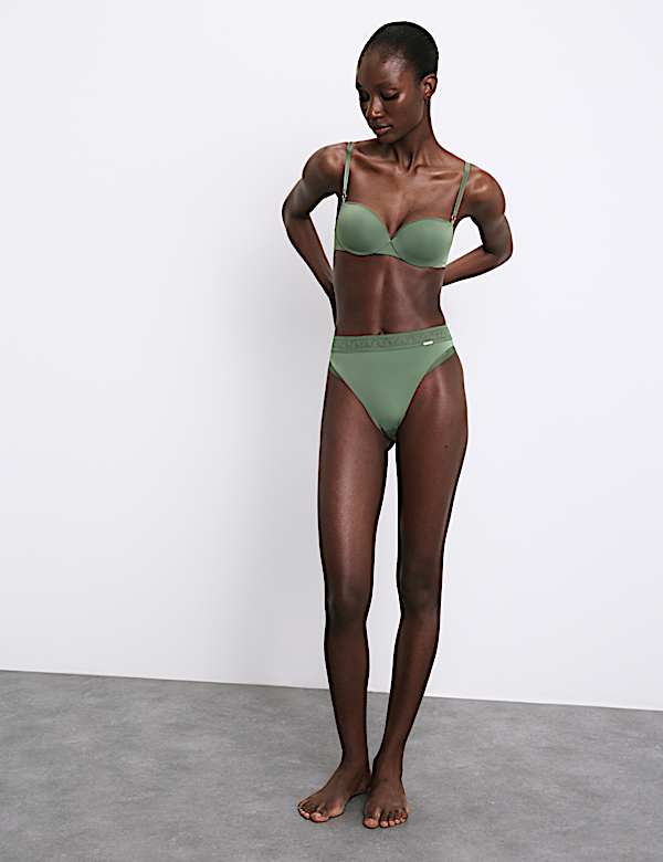 תחתוני Boston מיקרופייבר בגזרה גבוהה ללא קו תחתונים - IL