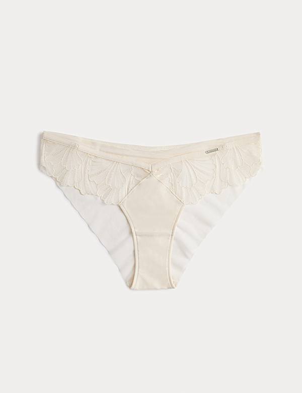 Monaco Embroidery Brazilian Knickers - AL